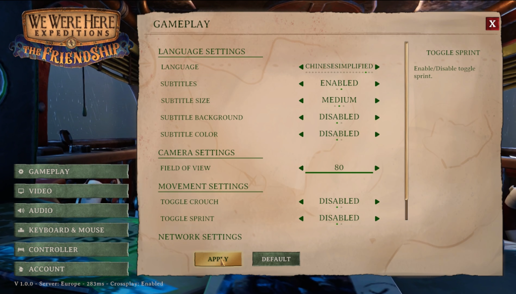 【我们曾经到此探险】中文设置+好友联机教程