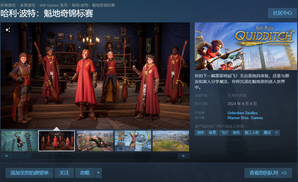 Harry Potter: Quidditch Champions 哈利·波特:魁地奇锦标赛