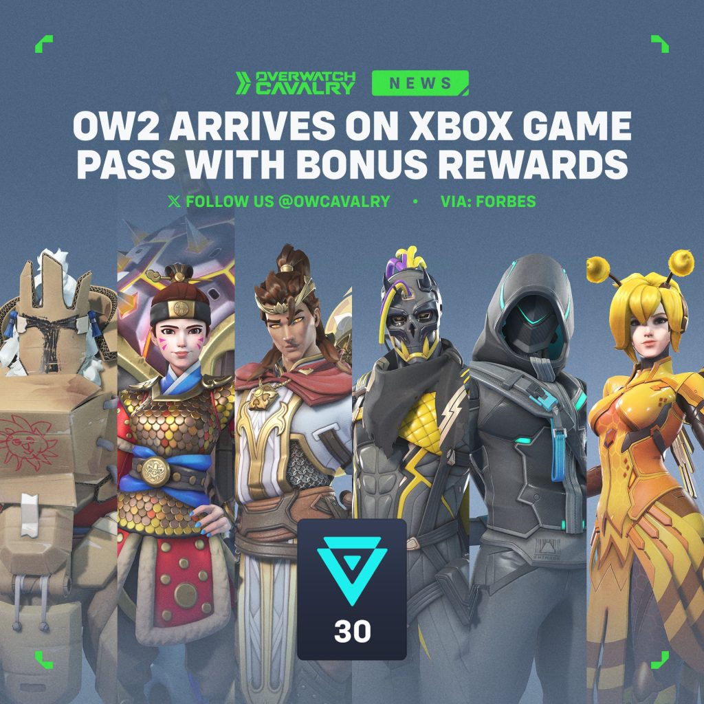 守望先锋2》绑定Xbox game pass失败,6款皮肤没到账/没法使用XGP会员皮肤