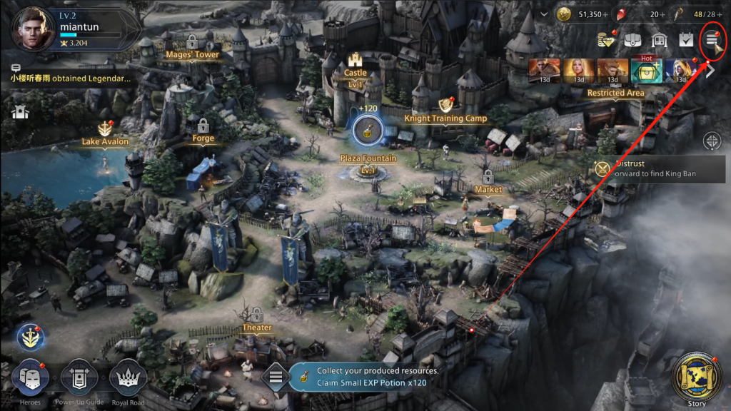 亚瑟王：传说崛起|游戏局内中文设置详细图文教程