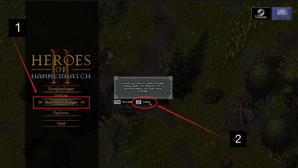 铁锤守卫英雄传 II游戏汉化/中文设置及好友组队联机教程